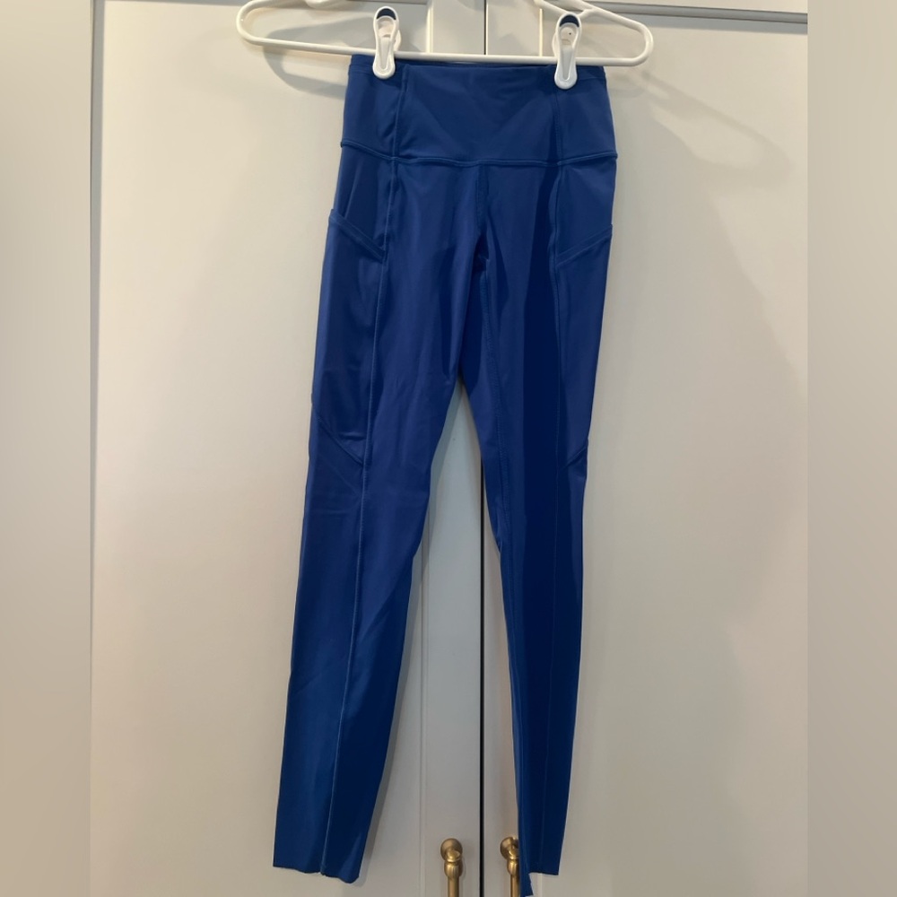 Lululemon bright blue High-Waisted Leggings